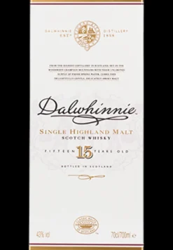 Dalwhinnie Single Malt 15 Years Whisky 70 cl