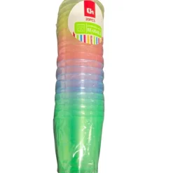 Gekleurde shotglaasjes 20 stuks