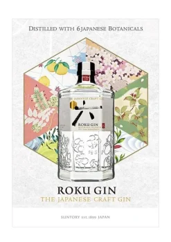 Suntory Roku Gin Japanse craft gin 70 cl